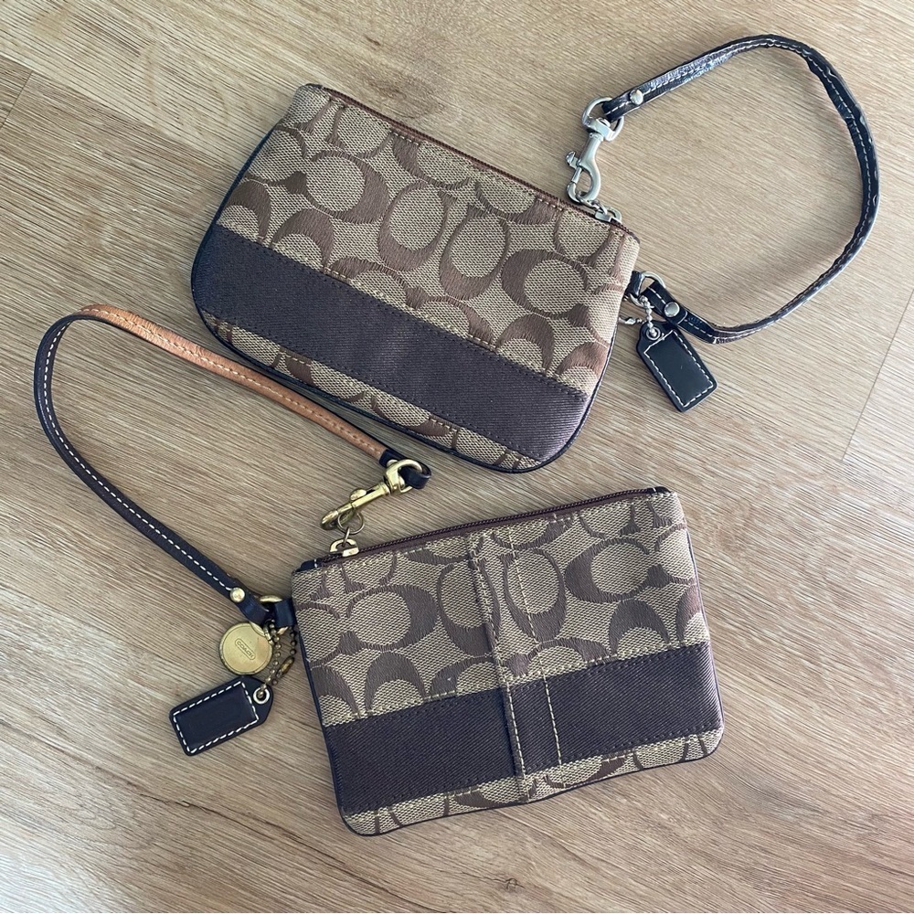 Coach wristlets set of two